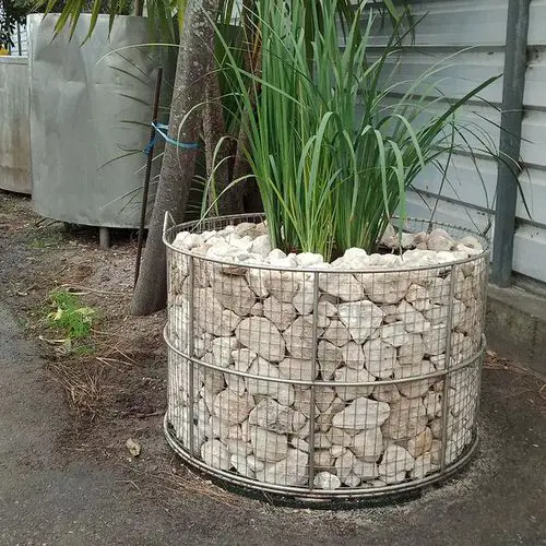 Gabion Plant Stand Design Ideas 7