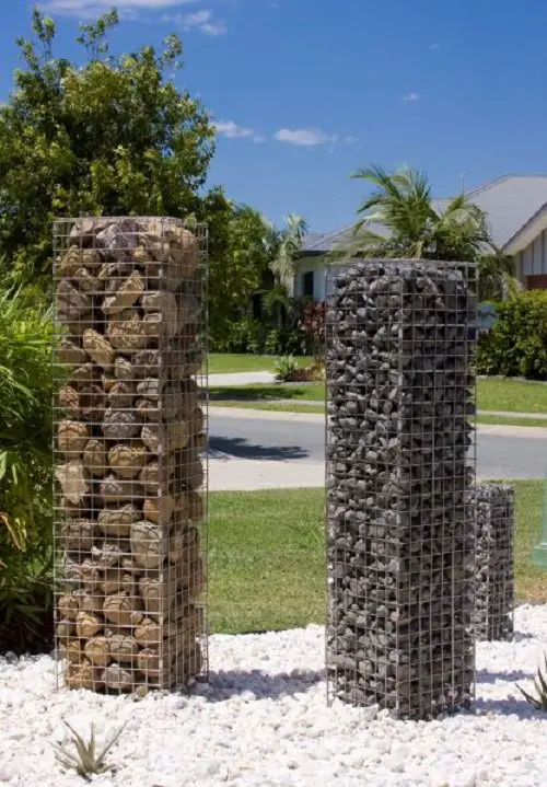 Gabion Plant Stand Design Ideas  13