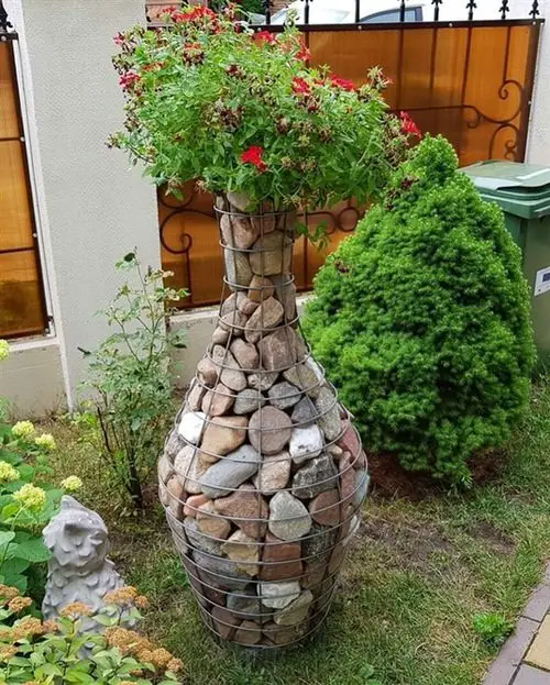 Gabion Plant Stand Design Ideas  3