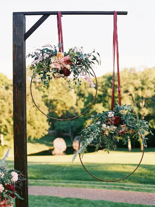 Floral Hanging Wreath