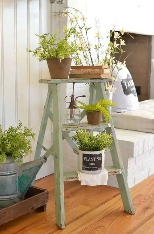 Indoor Stepladder Garden Ideas 5