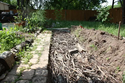 Add a Grass Clipping Layer to the Raised Beds