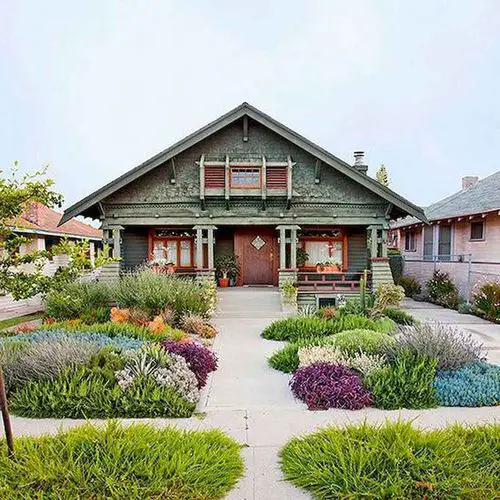 Mini Garden Blocks in Front Yard