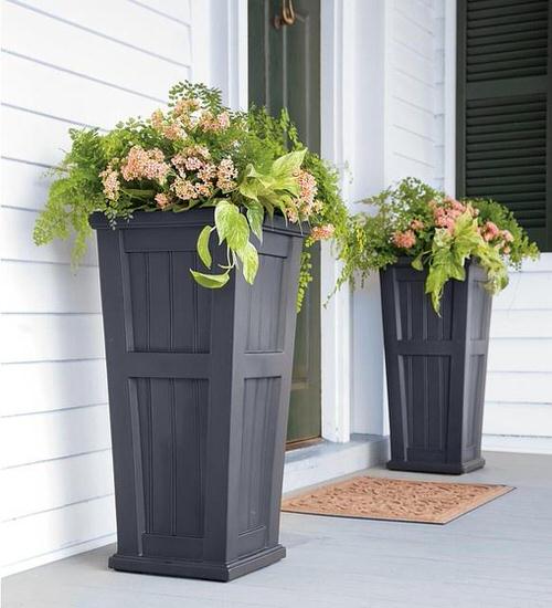  Beautiful Front Door Container Ideas 10