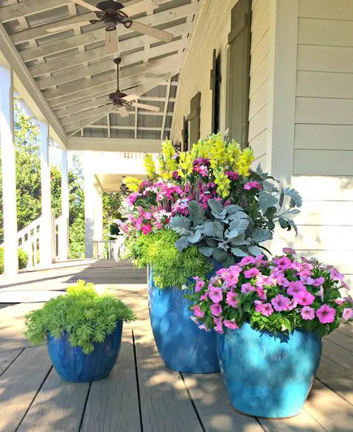  Beautiful Front Door Container Ideas 3