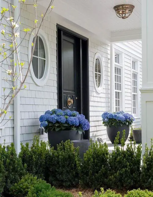 Beautiful Front Door Container Ideas 17