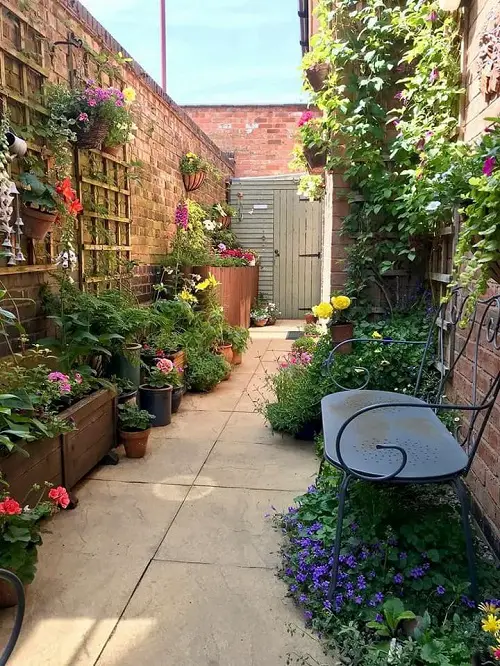 Hang Flowers Baskets and Creepers on the Wall
