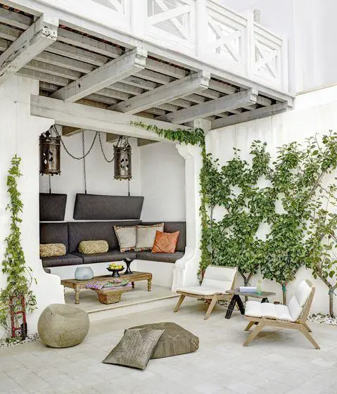 Living Privacy Wall in the Yard