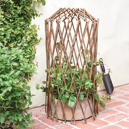 Willow Trellis for Pots
