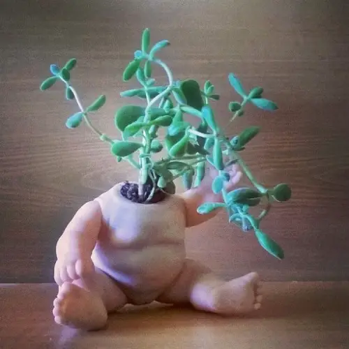 Diy Doll's Body Planter