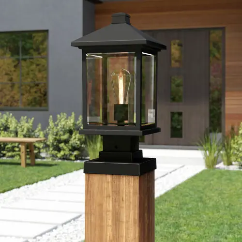 Gorgeous Pillar Lampshade for the Garden Gate