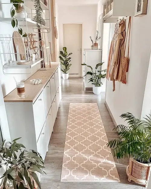 Display Potted Houseplants by the Doors