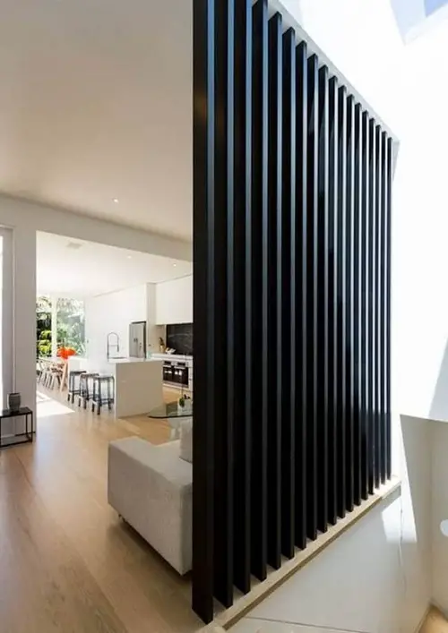 Tall Metal Liners in the Living