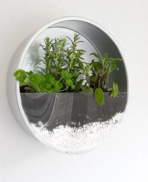 Old Baking Tin Herb Planter