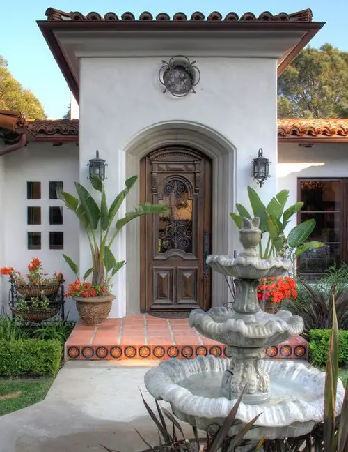 Install a Tiered Fountain at the Entrance