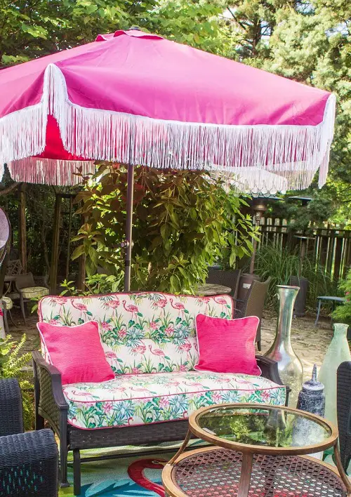 Beautiful Fringe Patio Umbrella