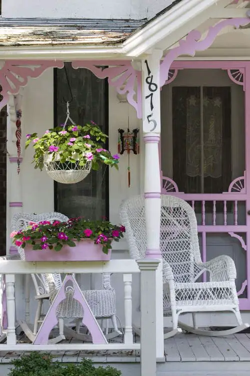 Pink and Purple Blooms Against Pastel Backdrop