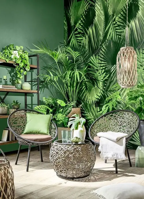 Coffee & Conversations with a Tropical Backdrop