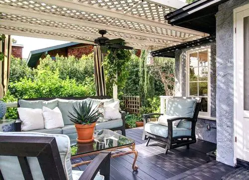 Open Porch Amidst an Urban Jungle