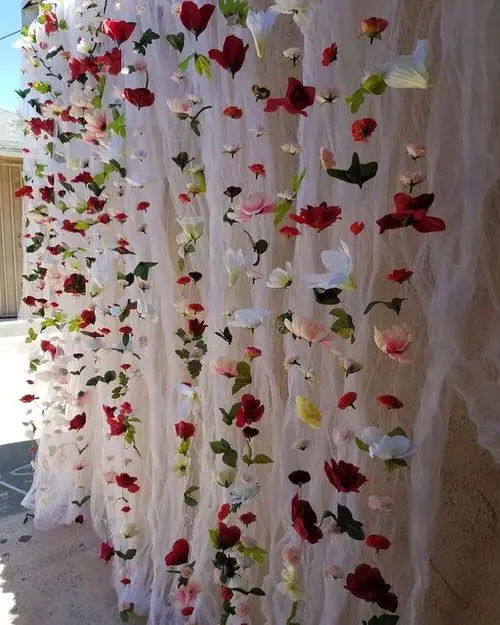 gorgeous ideas for indoor flowering curtains
