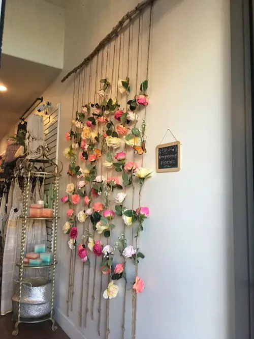 ideas for indoor flowering curtains
