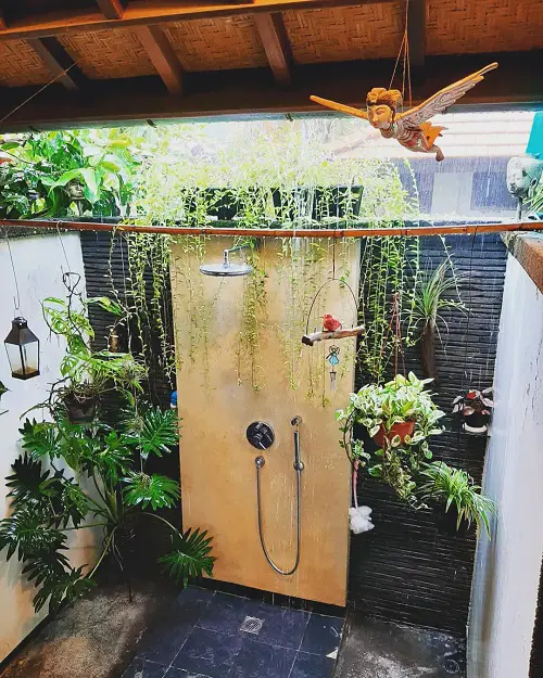 Vine Shower and Decor