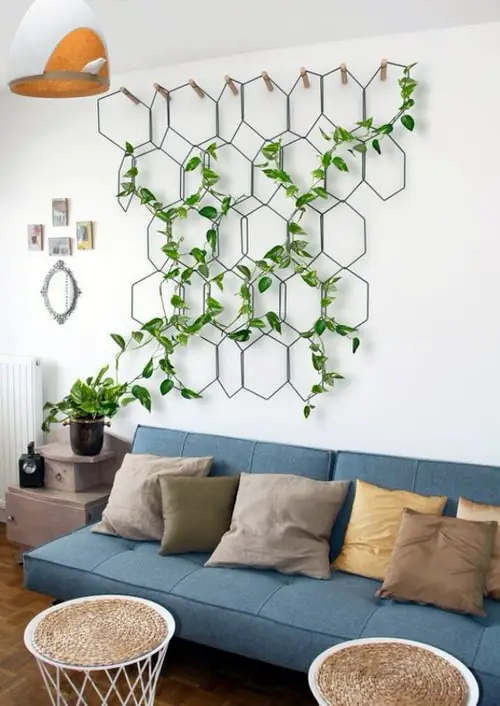 Wall Hanging Houseplant Trellis
