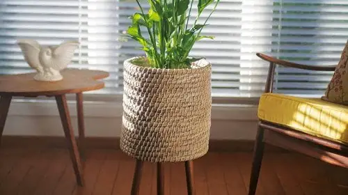 Basket Plant Stand