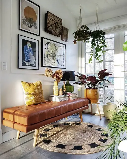 Foyer Macrame Planters and Creative Wall Art