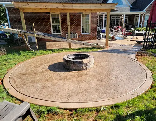 Concrete Patio Ideas on a Budget 40