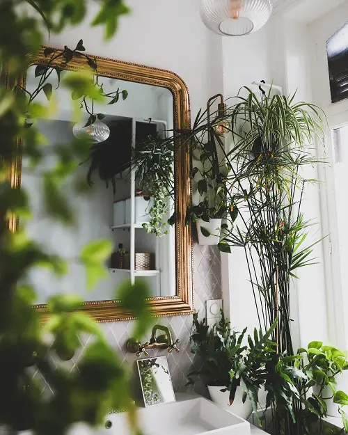 Simplistic Jungle Bathroom Idea