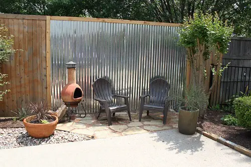 metal sheet Privacy Fence