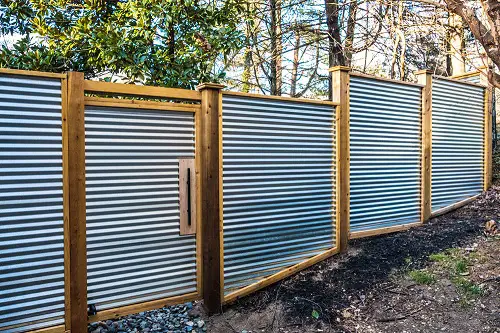 Privacy Fence Corrugated Metal Fencing