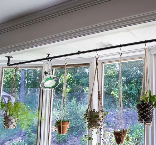 DIY Plant Hangers from Industrial Pipe Plant Hanger