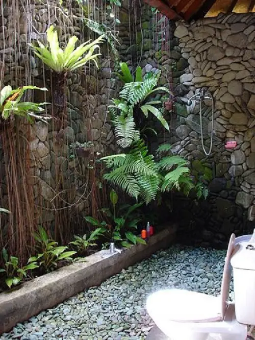 Stones, Gravel, and Lovely Foliage