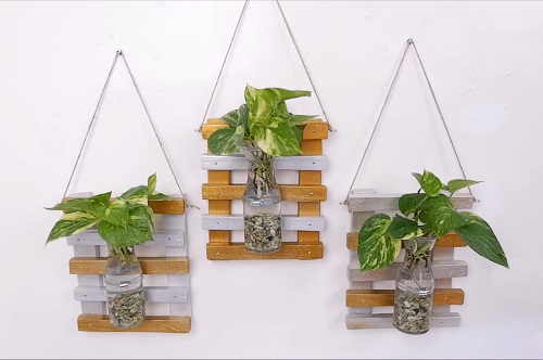 Hanging Pothos Wall Decor