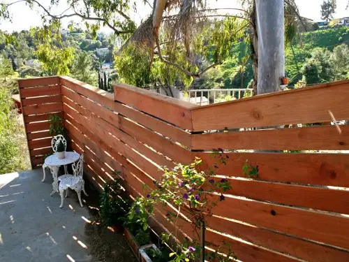 plank Privacy Fence