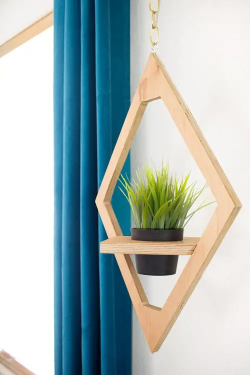 Wooden Frame and Chain Hanger