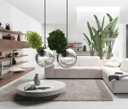 Living Room Hanging Glass Planters