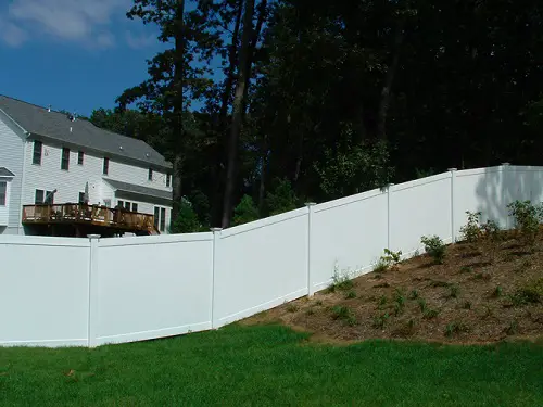 White fence Privacy Fence
