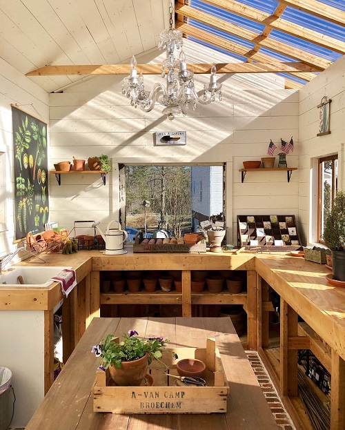 Kitchen Cum Greenhouse