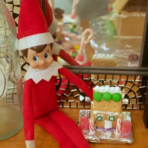 Elf with a Candy House