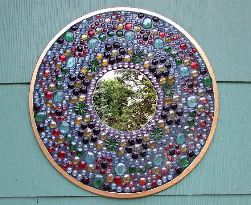 Mosaic Artwork on Garden Walls