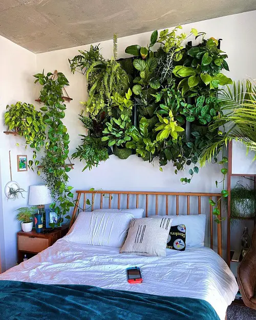 A Vertical Garden Bedroom