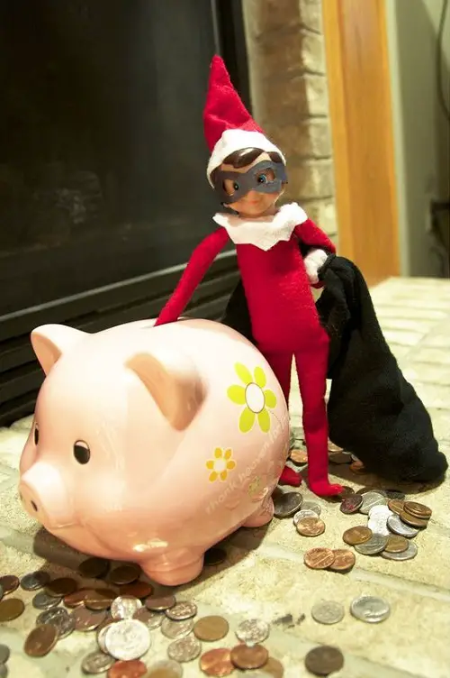 DIY Elf on the Shelf Ideas A Thief in the Making