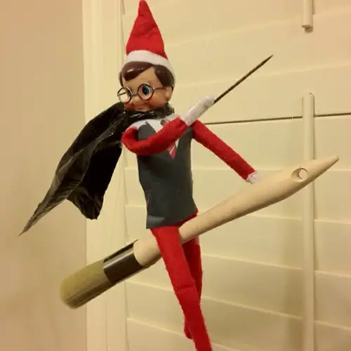 Elf on the Shelf Dressed as Harry Potter