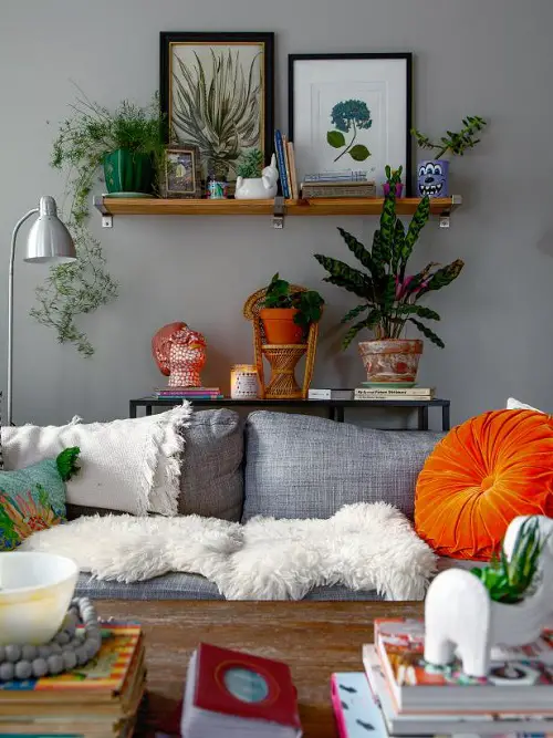 Foliage Adorned Shelves