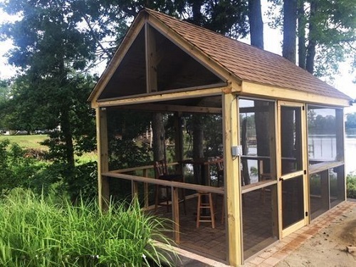 screen house in Backyard Can Be the Best Hang Out Place