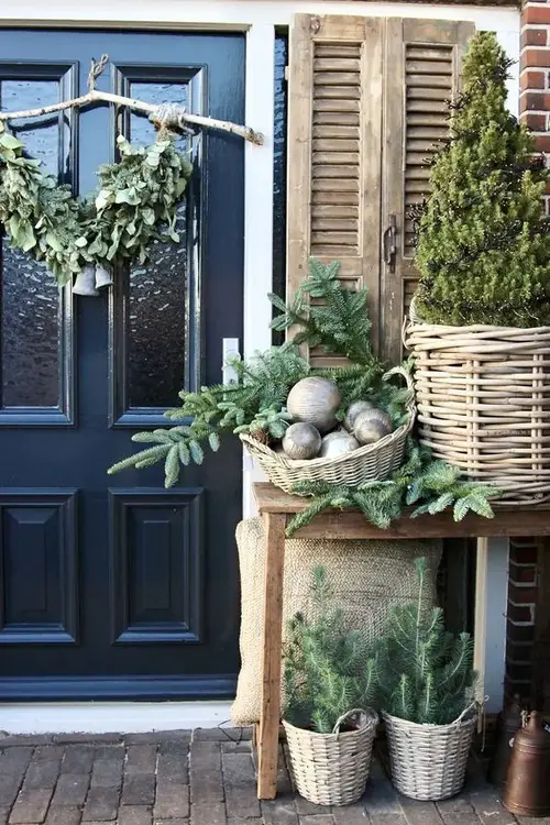 Natural Christmas Greens decor