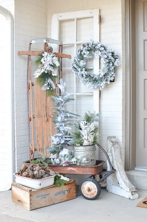 Vintage Makeover in porch